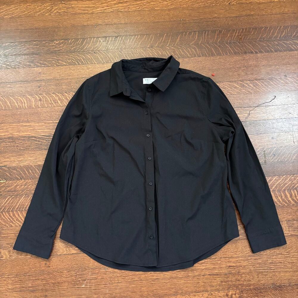 Time and Tru Black Long Sleeve Top